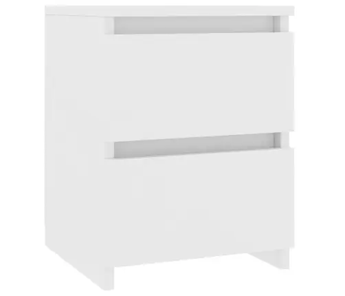 Naktsskapīši, 2 Gb., 30X30X40 Cm, Balti, Inženierijas Koks Vidaxl