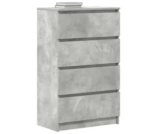 Puhvetkapp, Betoonhall, 60X35X98,5 cm Tehispuit