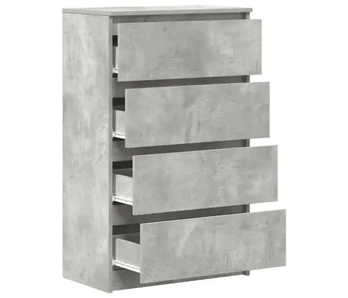 Puhvetkapp, Betoonhall, 60X35X98,5 cm Tehispuit