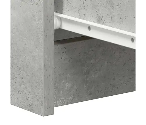 Puhvetkapp, Betoonhall, 60X35X98,5 cm Tehispuit