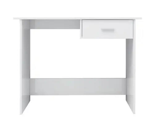 Rašomasis Stalas, Baltos Spalvos, 100X50X76cm Apdirbta Mediena