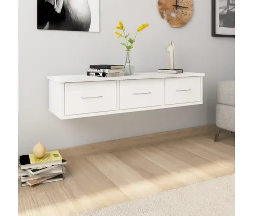 Seinasahtlid, Valge 88X26X18,5 Cm Tehispuit