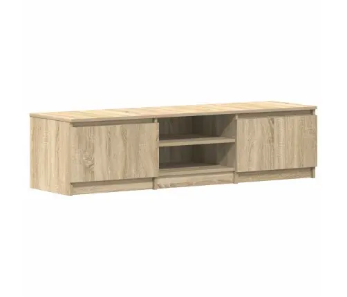 Tv Skapītis, 140X40X35,5 Cm, Ozolkoka Krāsā, Inženierijas Koks Vidaxl
