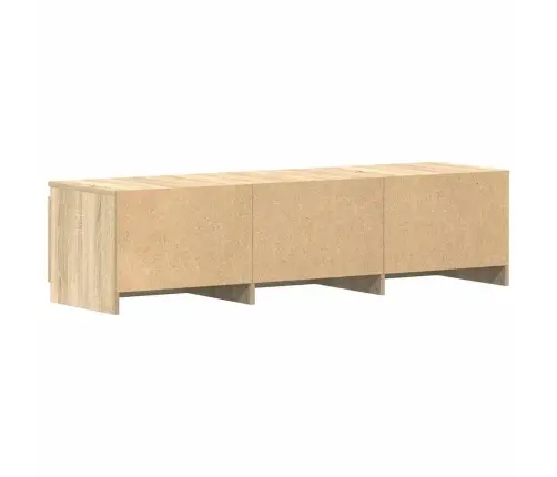 Tv Skapītis, 140X40X35,5 Cm, Ozolkoka Krāsā, Inženierijas Koks Vidaxl