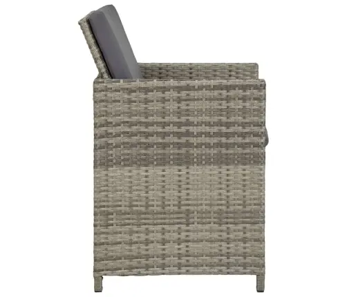 13-Daļīgs Dārza Mēbeļu Komplekts Ar Matračiem, Pe Pinums Vidaxl