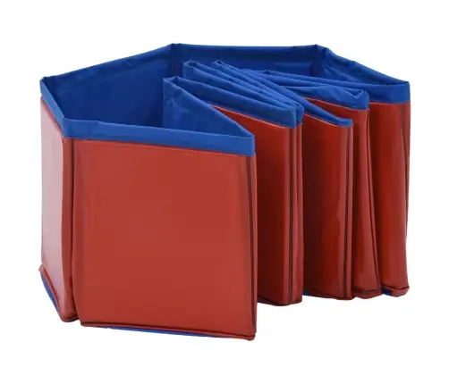 Suņu Baseins, Salokāms, Sarkans, 80X20 Cm, Pvc Vidaxl