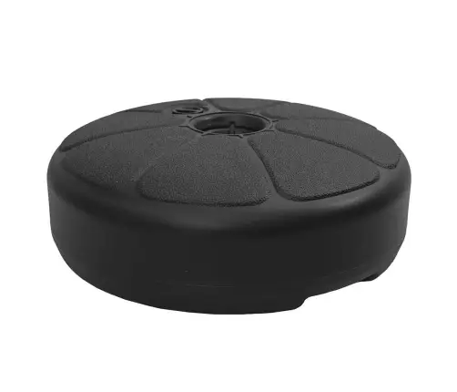 Päevavarju Alus, Liiva/Veega Täidetav, 15 L, Must