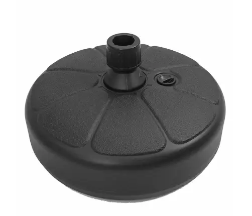 Päevavarju Alus, Liiva/Veega Täidetav, 15 L, Must