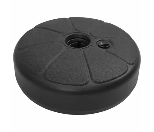 Päevavarju Alus, Liiva/Veega Täidetav, 15 L, Must