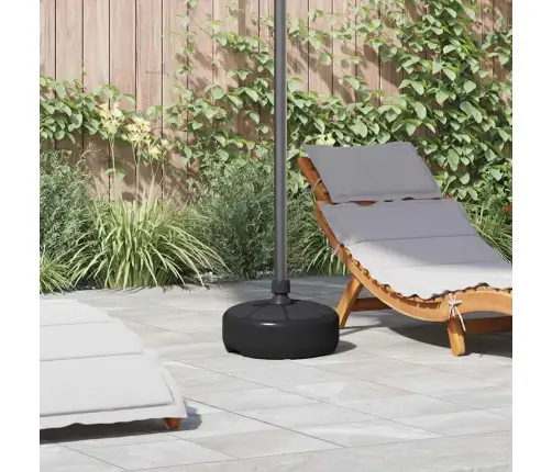 Päevavarju Alus, Liiva/Veega Täidetav, 15 L, Must