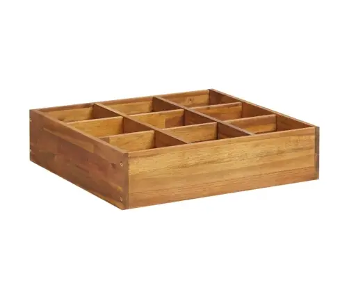 Garšaugu Kaste, Akācijas Masīvkoks, 60X60X15 Cm Vidaxl