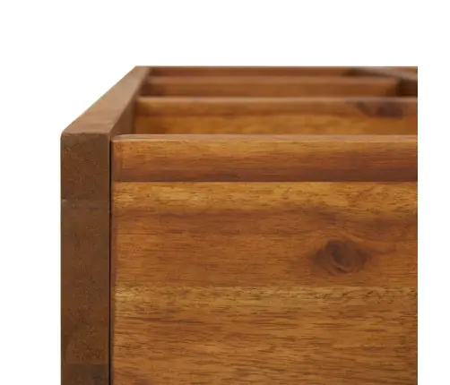 Garšaugu Kaste, Akācijas Masīvkoks, 60X60X15 Cm Vidaxl