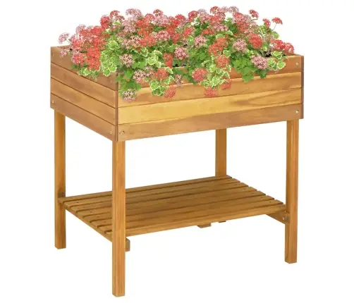 Aukštas Sodo Lovelis, 78,5X58,5X78,5cm Akacijos Masyvas