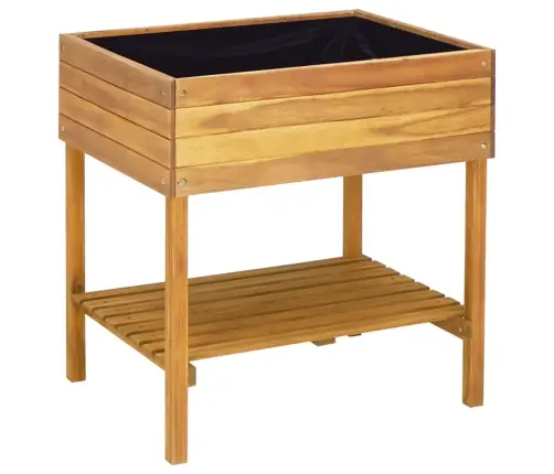 Aukštas Sodo Lovelis, 78,5X58,5X78,5cm Akacijos Masyvas