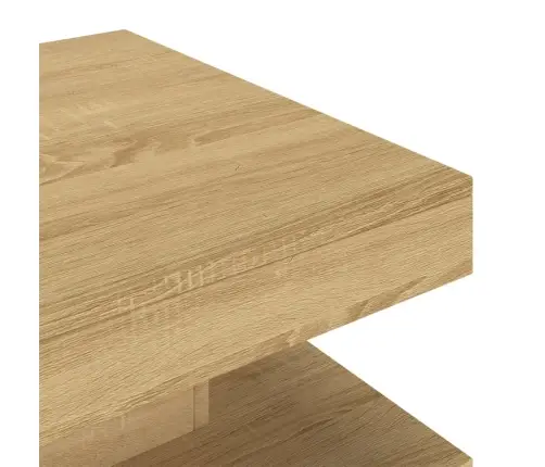 Kafijas Galdiņš, 60X60X35 Cm, Mdf, Gaiši Brūns Vidaxl