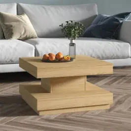 Kohvilaud, Helepruun, 60 X 60 X 35 cm Mdf