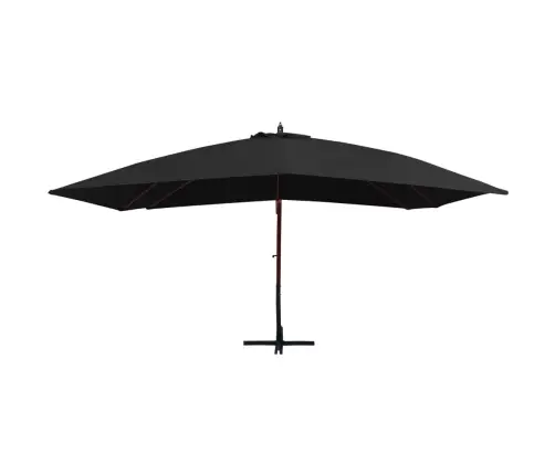 Iekarams Saulessargs Ar Koka Kātu, 400X300 Cm, Melns Vidaxl