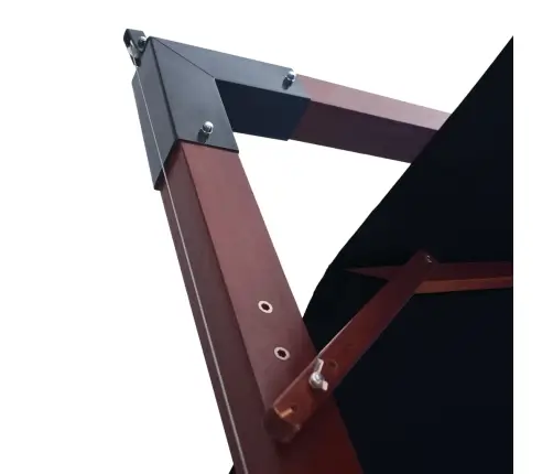 Iekarams Saulessargs Ar Koka Kātu, 400X300 Cm, Melns Vidaxl