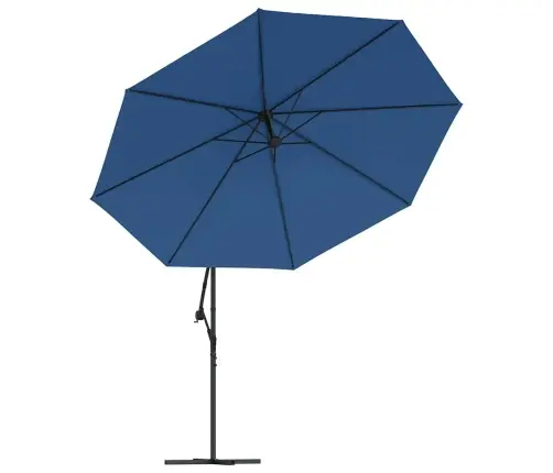 Saulessargs Ar Alumīnija Kātu, 350 Cm, Zils Vidaxl Saulessargs Ar Alumīnija Kātu, 350 Cm, Zils Vidaxl