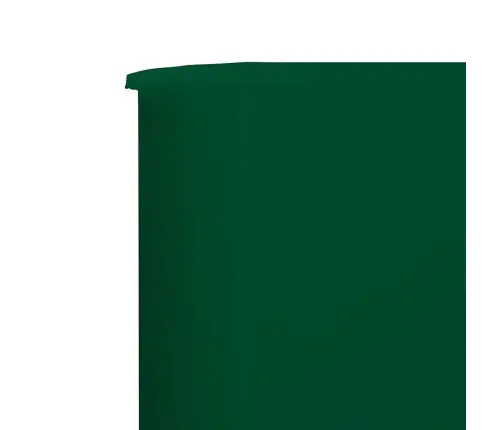3 Paneļu Vēja Aizsargsiets, Zaļš, 400X80 Cm, Audums Vidaxl