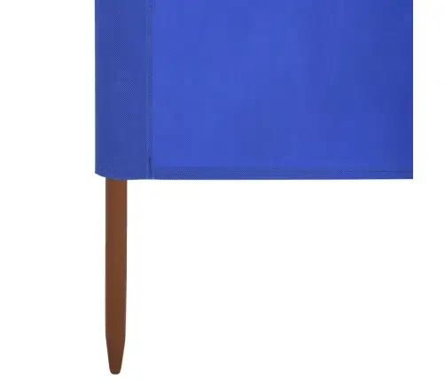 3 Paneļu Vēja Aizsargsiets, Debeszils, 400X80 Cm, Audums Vidaxl