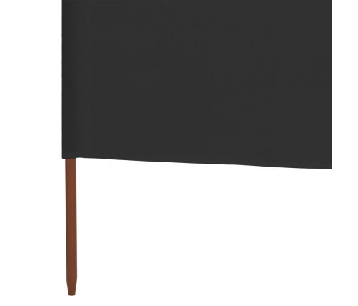 3 Paneļu Vēja Aizsargsiets, Pelēks, 400X160 Cm, Audums Vidaxl
