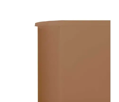 9 Paneļu Vēja Aizsargsiets, Pelēkbrūns, 1200X120 Cm, Audums Vidaxl