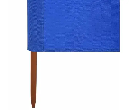 9 Paneļu Vēja Aizsargsiets, Debeszils, 1200X120 Cm, Audums Vidaxl