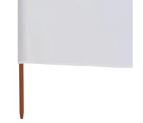 9 Paneļu Vēja Aizsargsiets, Smilšu Balts, 1200X160 Cm, Audums Vidaxl