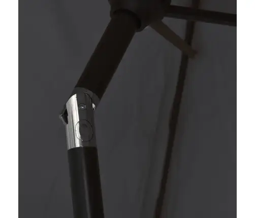 Saulessargs, Melns, 200X224 Cm, Alumīnijs Vidaxl