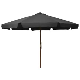 Päikesevari Puust Postiga 330 cm Antratsiithall