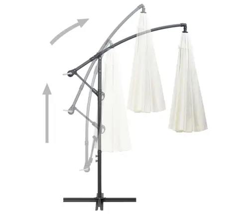 Rippuv Päikesevari 3 M Alumiiniumist Postiga