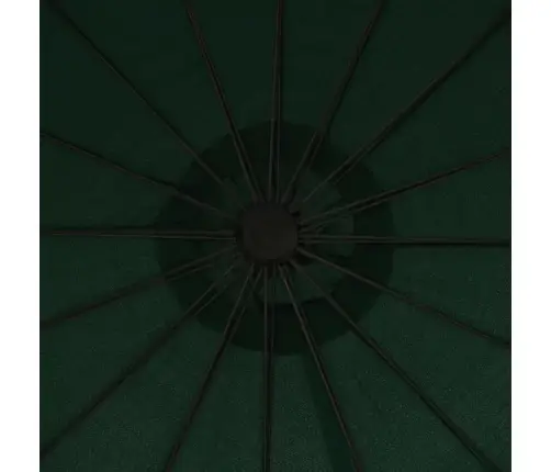 Rippuv Päikesevari, Roheline, 3 M Alumiiniumist Postiga