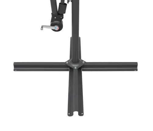 Saulessargs, Iekarams, 3 M, Alumīnija Kāts, Vīnsarkans Vidaxl