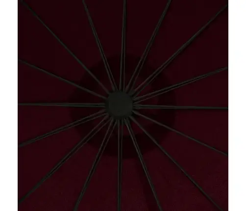 Saulessargs, Iekarams, 3 M, Alumīnija Kāts, Vīnsarkans Vidaxl