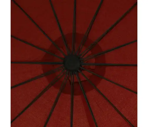 Saulessargs, Iekarams, 3 M, Alumīnija Kāts, Sarkanbrūns Vidaxl