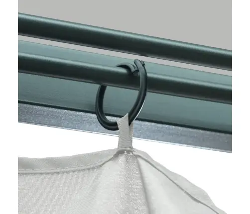 Pavėsinė Su Užuolaidomis, Kreminės Spalvos, 300X300Cm