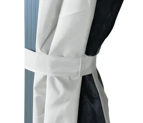 Pavėsinė Su Užuolaidomis, Kreminės Spalvos, 300X300Cm