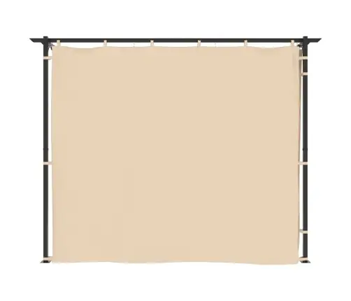 Varjualune Kardinatega, 3 X 3 M, Kreemjasvalge, Teras