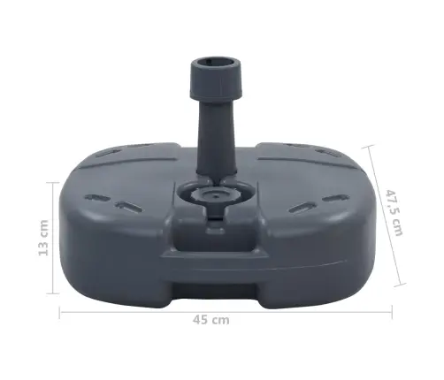 Kaasaskantav Päevavarju Alus, Hall, Liiva/Veega Täidetav