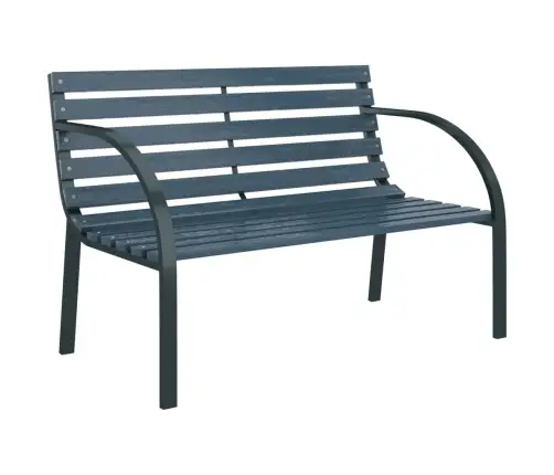 Dārza Sols, 120 Cm, Pelēks Koks Vidaxl