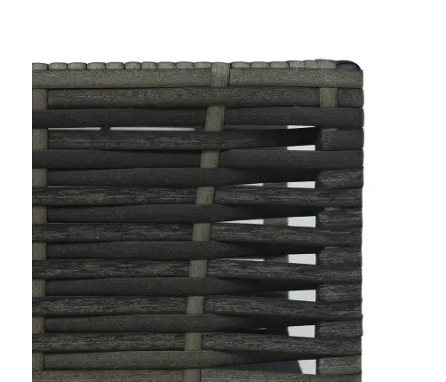 3-Osaline Aiamööblikomplekt Patjadega, Polürotang, Hall