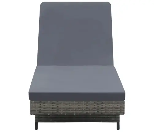 Sauļošanās Zvilnis Ar Riteņiem Un Matraci, Pe Rotangpalma Vidaxl