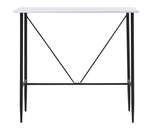 Bāra Galds, Balts, 120X60X110 Cm, Mdf Vidaxl
