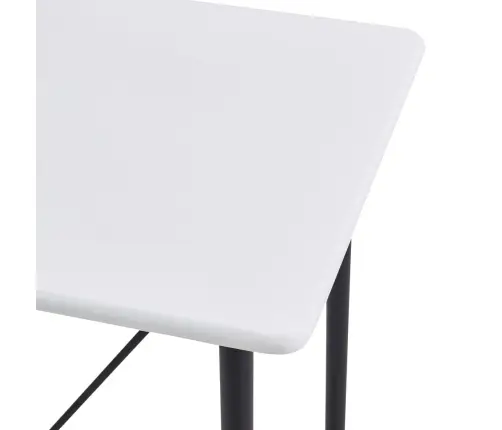 Bāra Galds, Balts, 120X60X110 Cm, Mdf Vidaxl