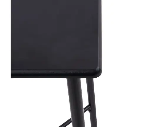 Bāra Galds, Melns, 60X60X111 Cm, Mdf Vidaxl