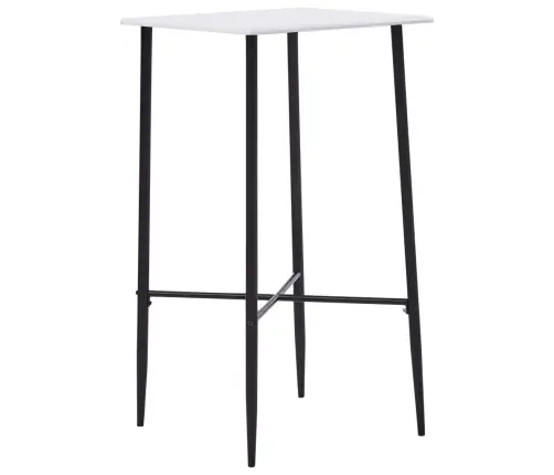 Baro Stalas, Baltos Spalvos, 60X60X111cm Mdf