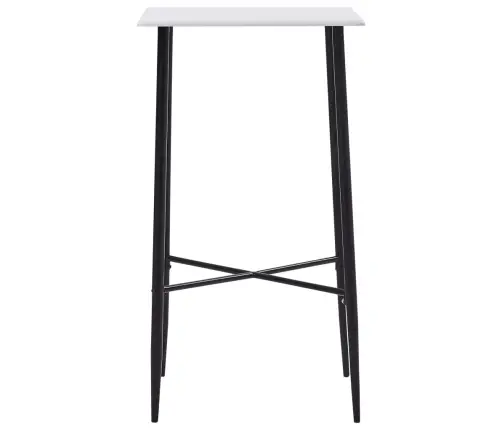 Baro Stalas, Baltos Spalvos, 60X60X111cm Mdf