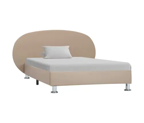 Gultas Rāmis, Kapučīno Krāsas Mākslīgā Āda, 100X200 Cm Vidaxl