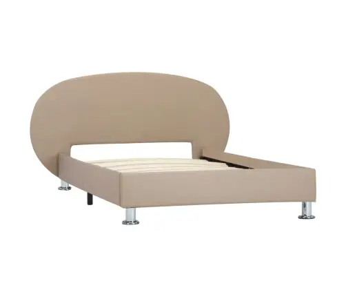 Gultas Rāmis, Kapučīno Krāsas Mākslīgā Āda, 100X200 Cm Vidaxl